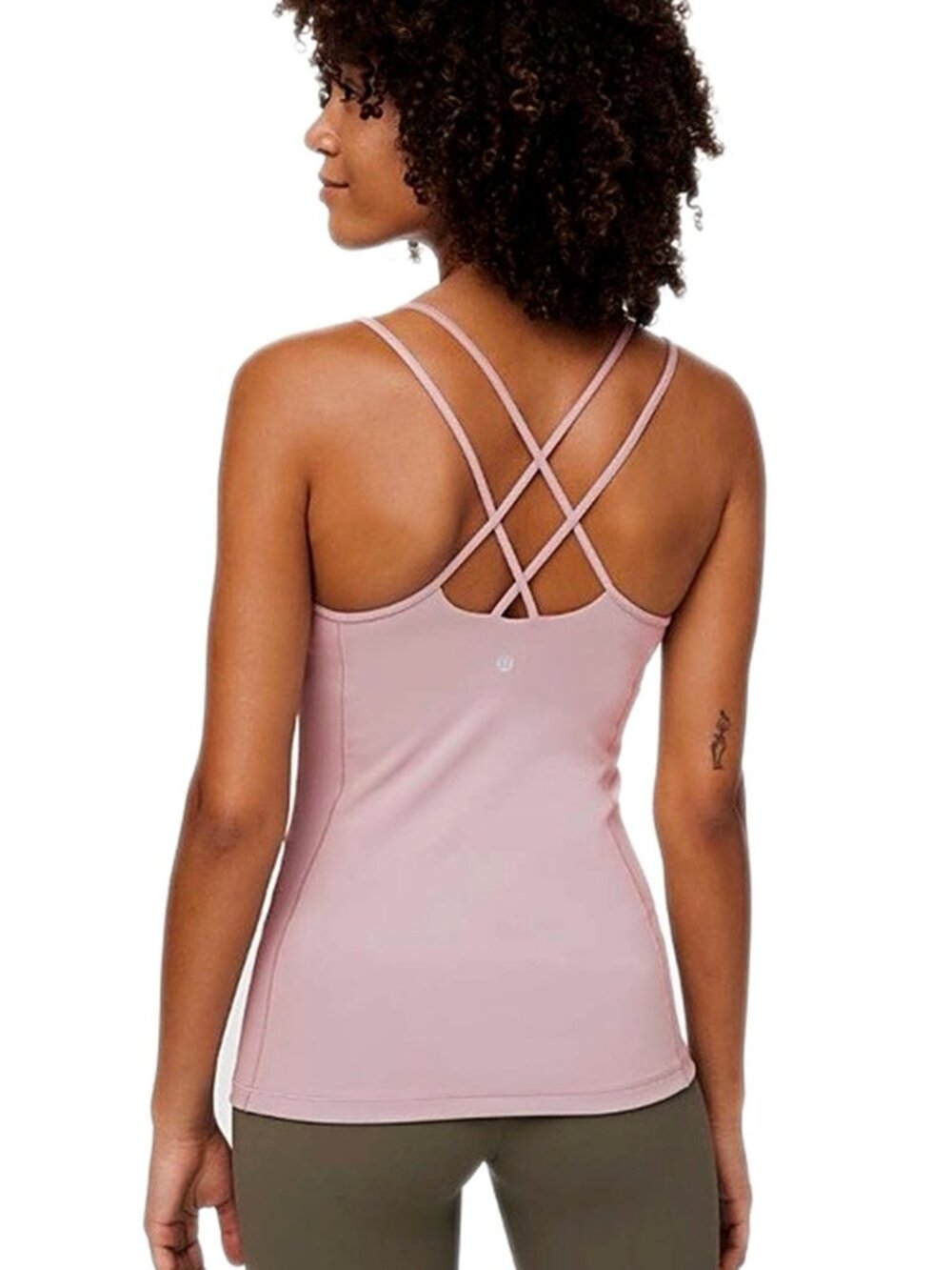 Lululemon Free To Be Tank Everlux Smoky Blush size 4